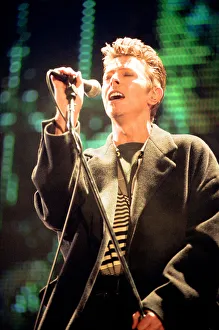 00902 Prints: David Bowie performing at The Big Twix Mix concert at The Birmingham NEC