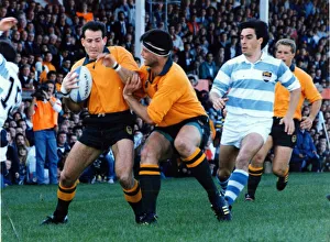 David Campese, Australian Rugby Player in action for his country during the World Cup