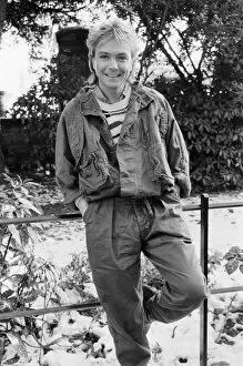 Images Dated 13th February 1985: David Cassidy, singer, actor and musician, in 1985. Pictured in Clapham Common, London