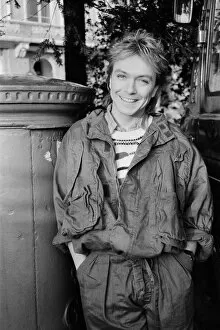 Images Dated 13th February 1985: David Cassidy, singer, actor and musician, in 1985. Pictured in Clapham Common, London