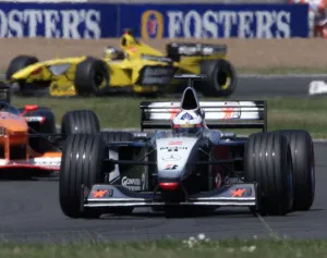 01372 Prints: David Coulthard leading the British Grand Prix July1999 with David Coulthard in