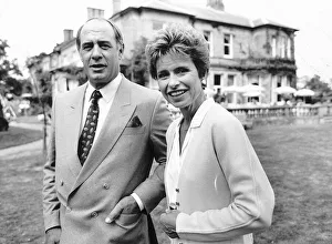 David Daker actor with Brigit Forsyth - September 1989 DBase