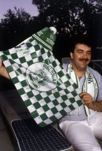 David Duff Hibernian football chairman August 1987