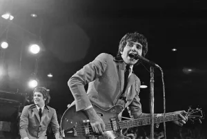 Acting Prints: David Essex pictured in a film sequence from the 1974 film Stardust