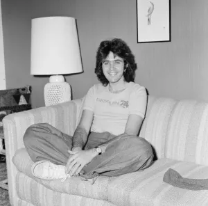 David Essex, Singer and Actor, pictured relaxing in his hotel room before appearing