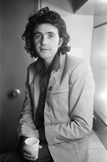 Backstage Prints: David Essex, singer relaxes before concert at The Hexagon Theatre, Reading, Berkshire