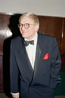 01095 Prints: David Hockney at a gala dinner in aid of the AIDS Crisis Trust in Whitehall