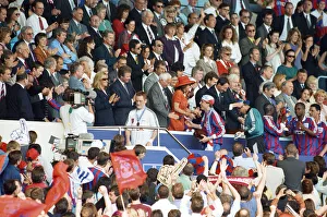 Cameramen Prints: David Hopkin (pictured) after receiving his winners medal in the 1997 Football League