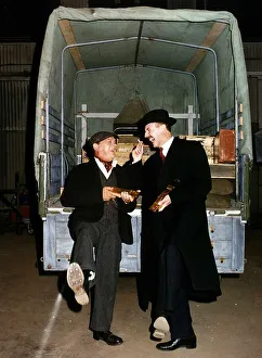 David Jason Actor and Tim Piggott Smith stars of the TV series THE BULLION BOYS
