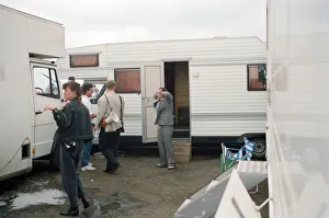 David Jason during the filming of the Only Fools and Horses
