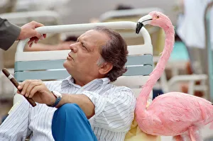 Cigar Prints: David Jason on location in America filming the Miami Twice'episode of