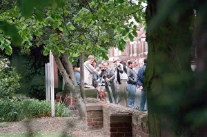Margate Prints: David Jason, Nicholas Lyndhurst and Denis Lill during the filming of the
