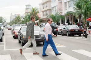 David Jason and Nicholas Lyndhurst on location in America filming the