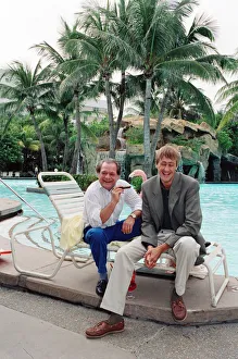 David Jason and Nicholas Lyndhurst on location in America filming the