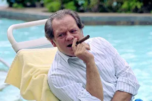 David Jason - November 1991 Only Fools and Horses - sitting on recliner by