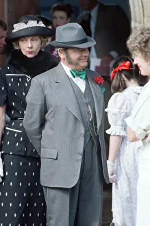 David Jason as Pop Larkin pictured during filming The Darling Buds of May