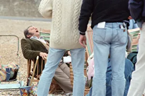 Drama Prints: David Jason as Pop Larkin pictured during the filming of the second series of