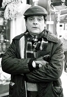 Cast Prints: David Jason posing as character Granville from BBC TV programme Open All Hours