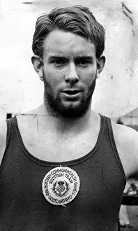 00743 Prints: David Jenkins Athlete 1970 scottish commonwealth games team 1970