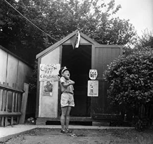 David Kilgour, aged 8, who wants to be a soldier seen at his home in Mochdre, Colwyn Bay