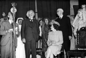 Former Prints: David Lloyd George speaking at the National Eisteddfod at Old Colwyn