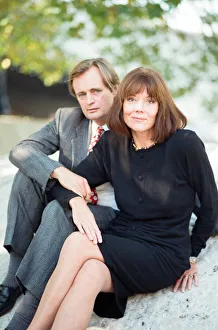 Photocall Prints: David McCallum and Diana Rigg at a photocall for the BBC TV series Mother Love