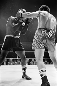 01299 Prints: David Pearce v Neville Meade for the BBBofC Heavyweight Title