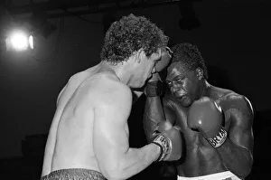01299 Prints: David Pearce v Neville Meade for the BBBofC Heavyweight Title
