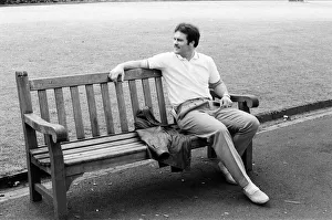 David Pearce, who is standing down as British Heavyweight Champion. 20th May 1985