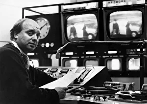 Producer Prints: David Willmotte in charge of the start of B. B. C. 2 in Manchester. October 1965 P011214