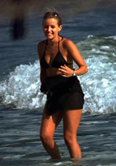 Davinia Murphy Actress on Holiday June 1997 at a resort in Spain on the Costa Del Sol in