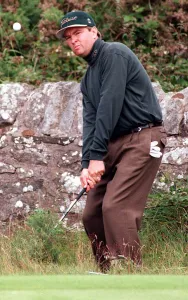 Davis Love 3rd at the open golf championship Troon July 1997