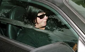 Dawn French leaves her home in Shinfield Berkshire after allegations of husband Lenny