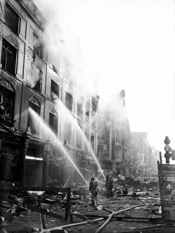 00111 Prints: On this day 7th September 1940 Germany start Air Raids over London