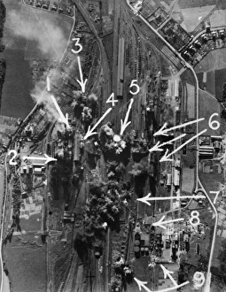 Daylight attack by aircraft of RAF Bomber Command on the electric power station