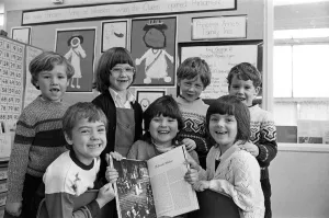 Dear Princess Anne... The Bradley Infants School pupils who have written to Princess Anne
