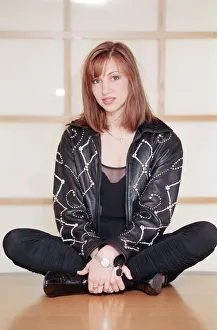 01208 Prints: Debbie Gibson, american singer in the UK to audition for the role of Sandy in an upcoming
