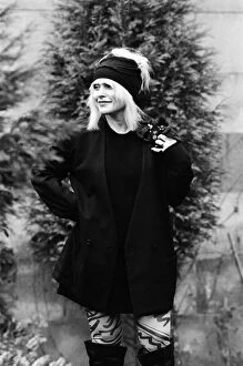 Images Dated 20th November 1983: Debbie Harry in London to promote her new film Videodrome. 20th November 1983