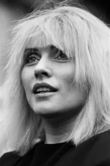 Images Dated 26th August 2015: Debbie Harry in London to promote her new film Videodrome. 20th November 1983
