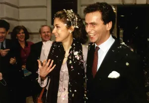 Deborah Moore and daughter of Roger Moore marries Jeremy Green at Wandsworth Registry