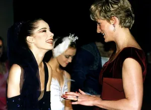 December 1, 1991: Princess Diana meets young ballet Star