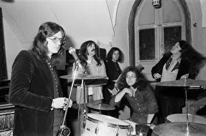 The Deep Purple rock group, pictured with their new lead singer David Coverdale (left