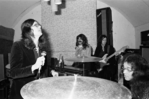 The Deep Purple rock group, pictured with their new lead singer David Coverdale who