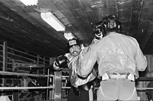 Defiant Muhammad Ali, ( seen here left in sparring) set on snatching back the world