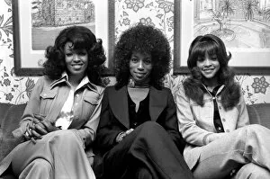 Images Dated 5th November 1974: The Three Degrees: Pop Group. November 1974 S74-6591