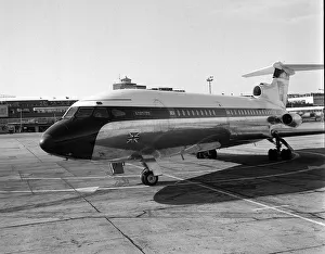 DeHavilland Trident 1C at Heathrow Airport in the colour scheme of BEA