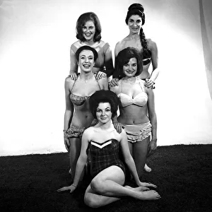 Delia Smith - TV Cook in travel promotion in 1962 Delia is pictured at front