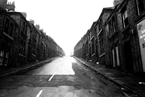 Demolition of the old terraced houses in and around Scotswood Road area of Elswick in