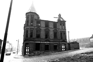Demolition of the old terraced houses in and around Scotswood Road area of Elswick in