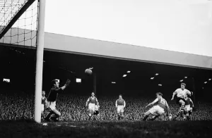 Denis Law in action during the Hudderrsfield Town v Peterborough match